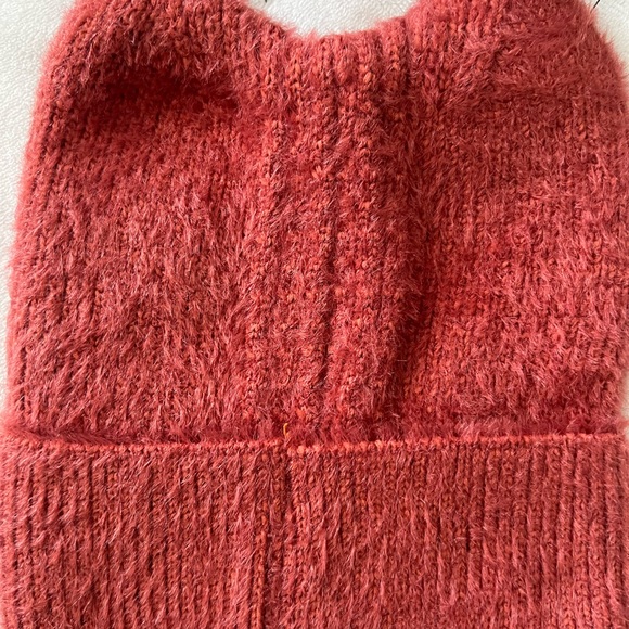 😻 Cute Orange Cat Beanie w Ears Warm Soft Knit Beanie - Picture 5 of 5
